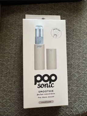 NIB Pop Sonic Smoothie Fine Hair Removal Device